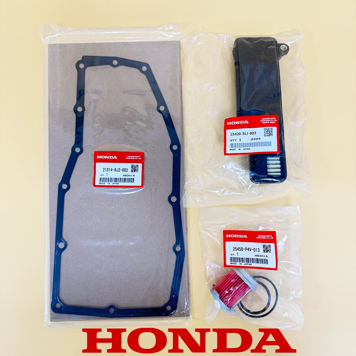 Honda 254205LJ003 Transmission Oil Pan Gasket Filter  Assembly for CRV 15-20US