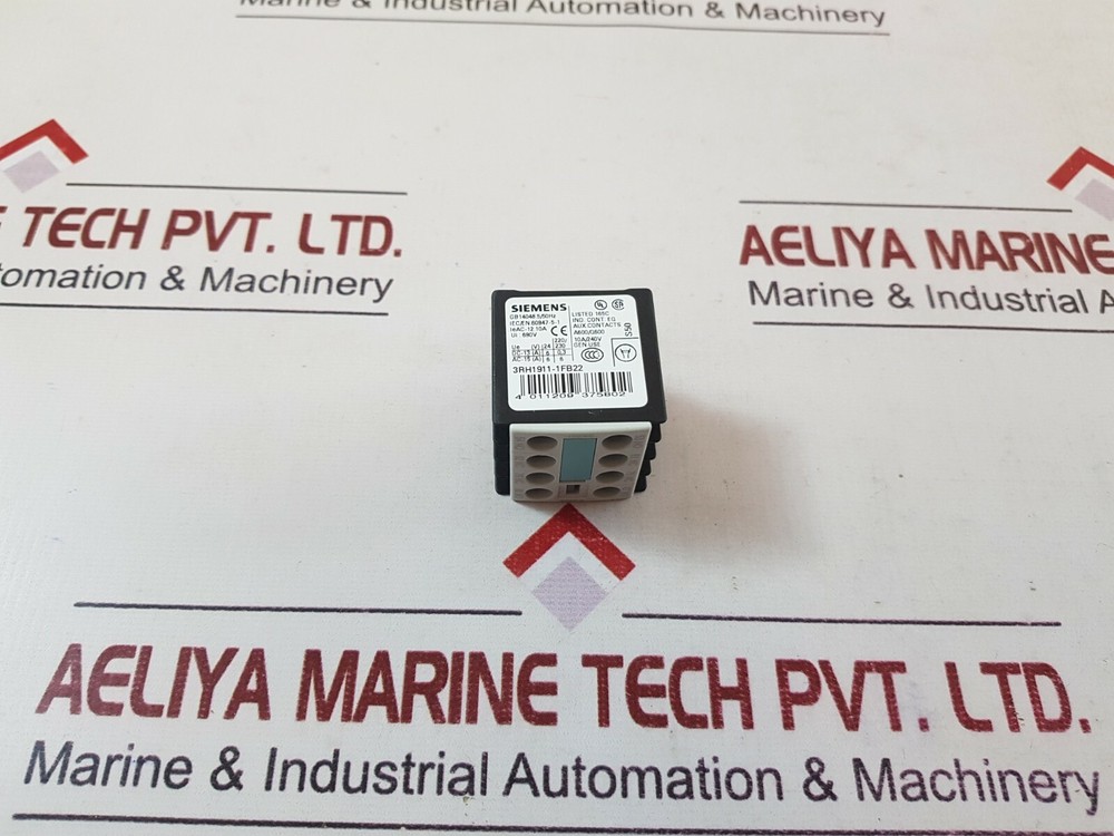 Siemens 3rh1911-1fb22 auxiliary switch block