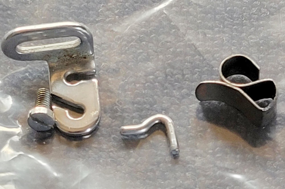 Singer 185K Sewing Machine Parts: Bobbin Winder Thread Guide & Thread Cutter
