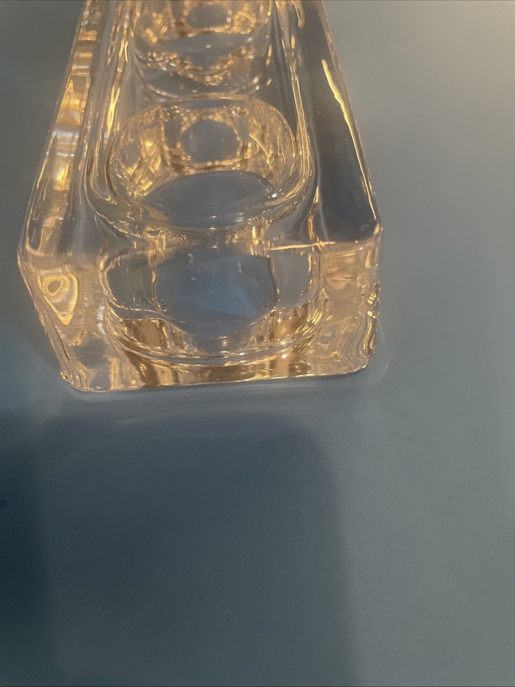 Crystal Glass Rectangular Tealight Bar( T-31)( T-35?)