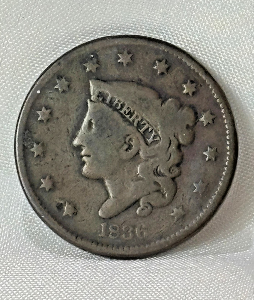 1836 Large Cent US Coin