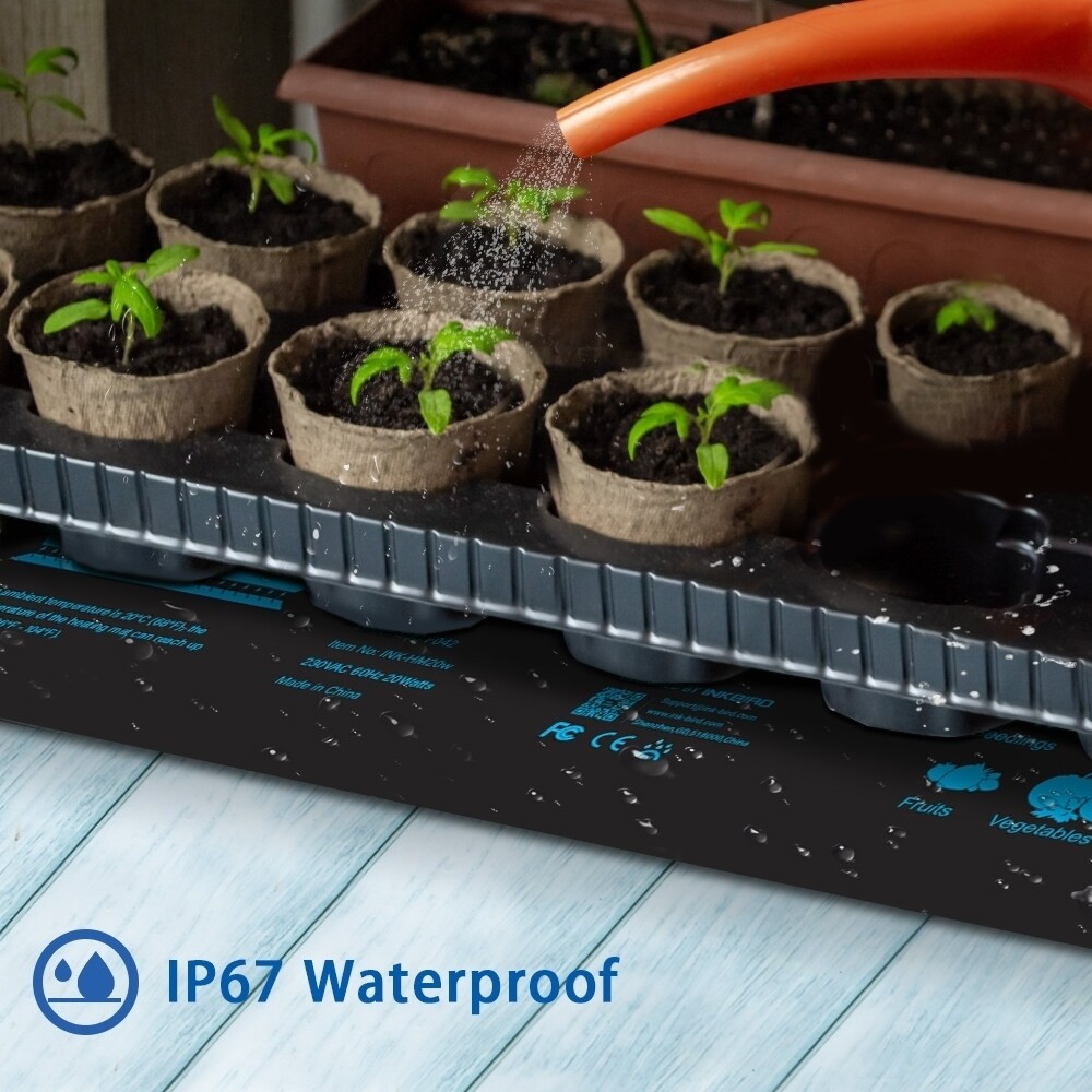 Seedling Heat Mat Seed Starter Pad Plant Germination Grow Hydroponic 10" x 20.75
