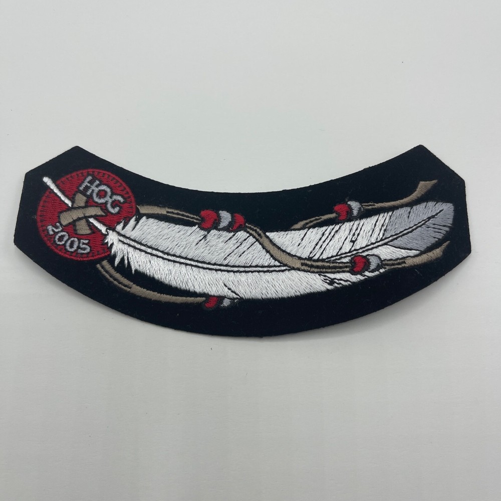 Harley Davidson 2005 Owner's Group HOG Chapter Patch Feather & Beads