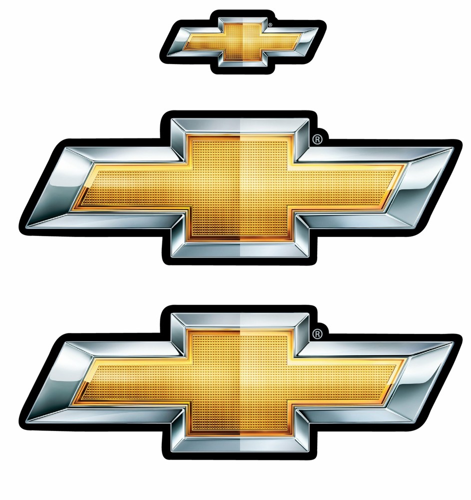 Chroma Graphics Chevy Bowties Holographic Decal