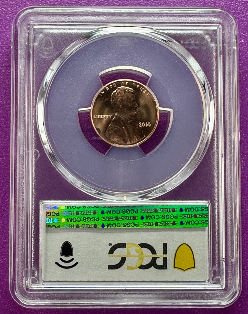 2010 1c Lincoln Shield Cent PCGS MS65RD (649)