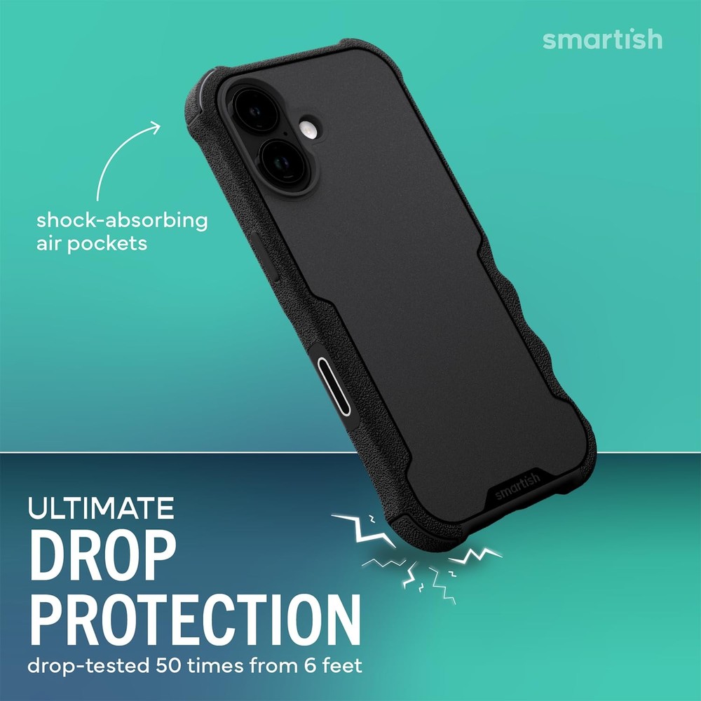 Smartish - Total Eclipse - iPhone 17 MagSafe Armor Case - Gripzilla [Rugged & To