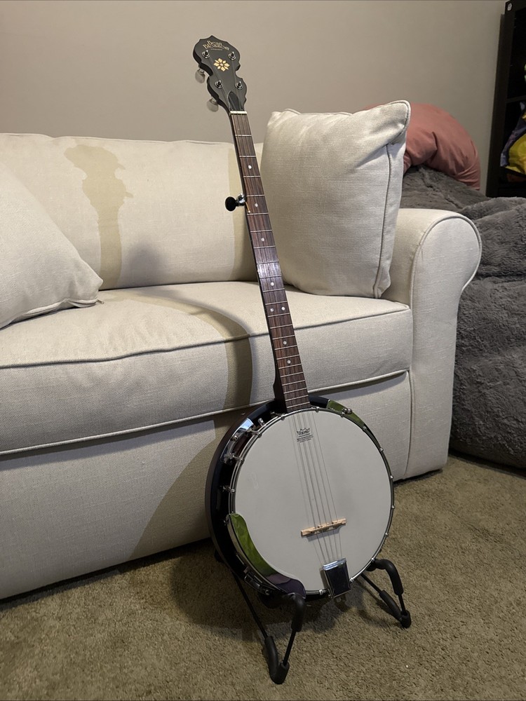 Morgan Monroe, 5-String Banjo, White (RT-B01)