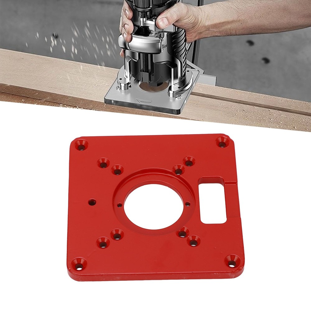 Universal Router Table Insert Plate For Precise Alignment In Woodworking