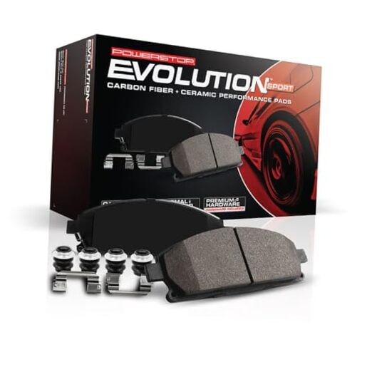 Power Stop Z23-1623 Pastillas de freno de cerámica con infusión de fibra de