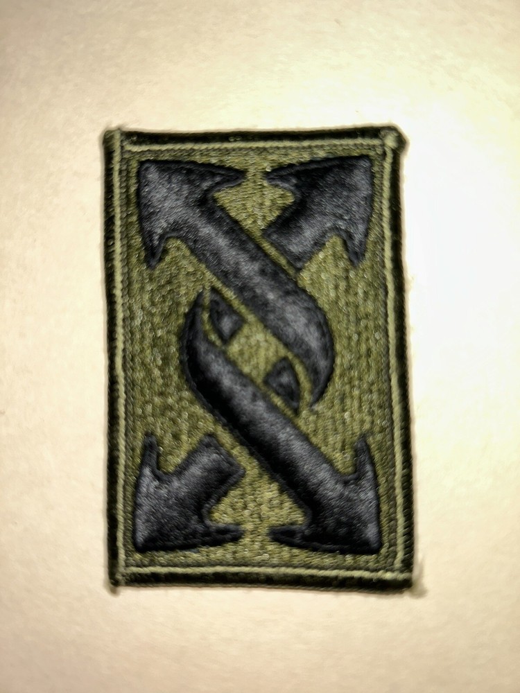 U.S. ARMY / 143RD SUSTAINMENT COMMAND- SUBDUED UNIT PATCH (Sew-On) MERROWED EDGE