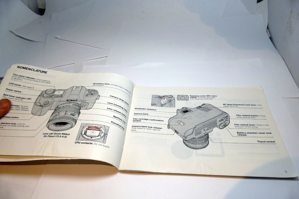 Nikon N6000 CAMERA Guide Book Instruction manual