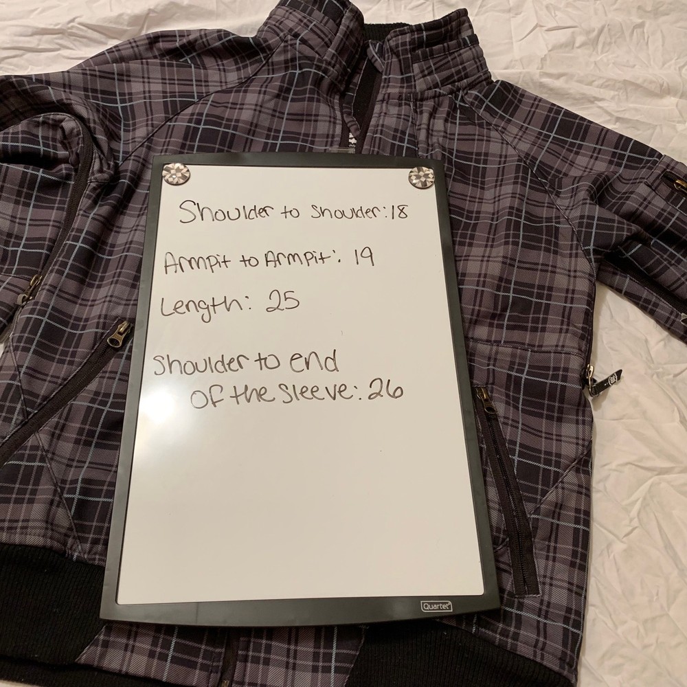 Boys S Empyre Jacket plaid zipper winter