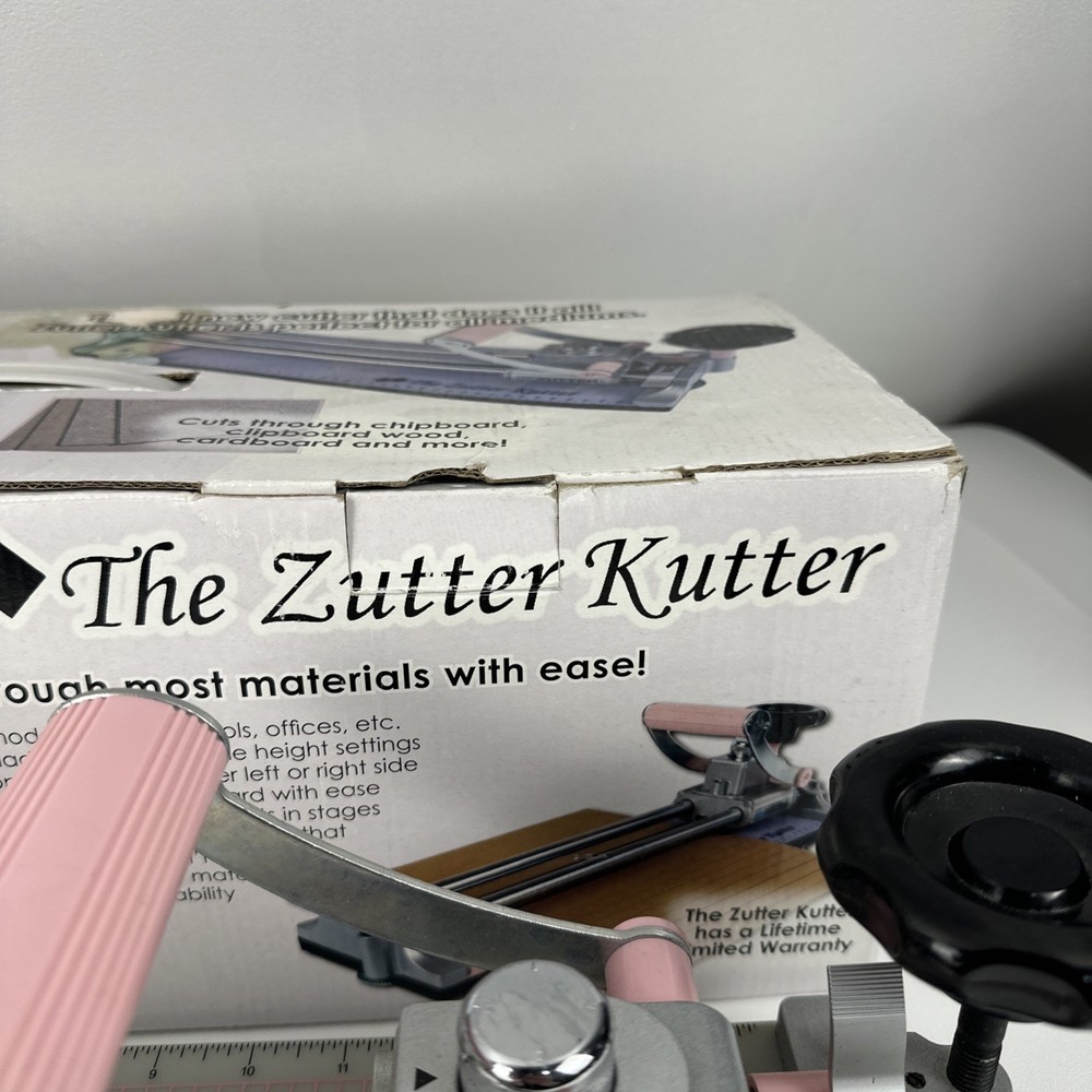 Zutter Kutter Heavy Duty Craft Cutter 7607 - Cuts Chipboard Cardboard