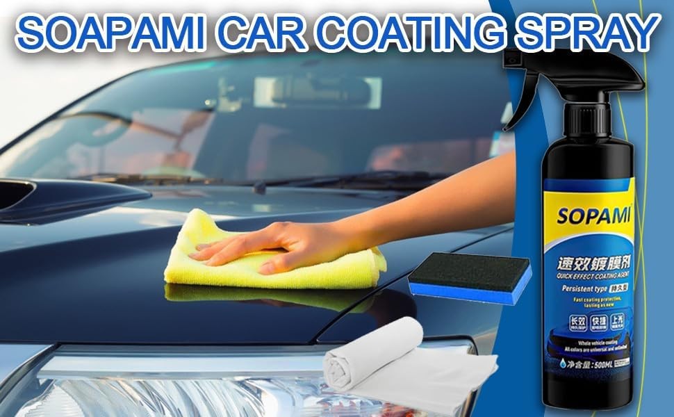 Car Coating Spray Scratch Polish Cleaner