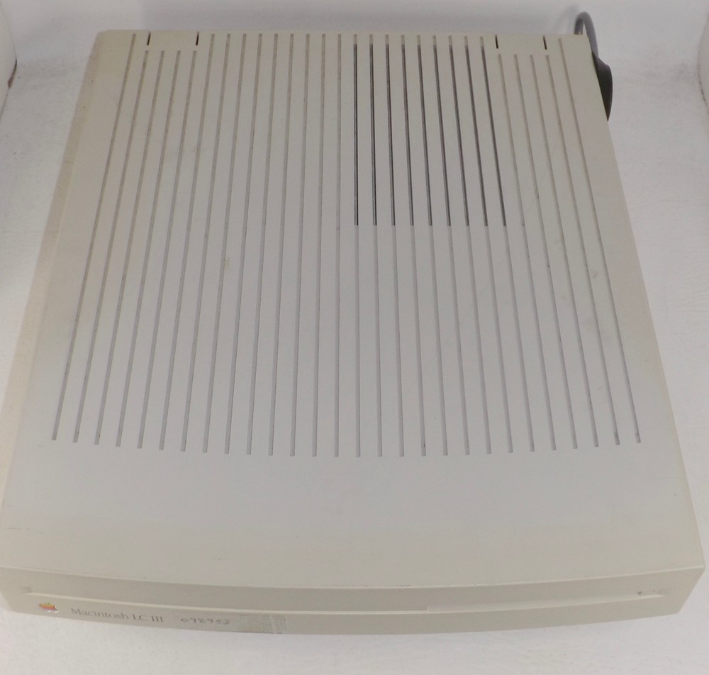 Vtg 1993 Apple Macintosh LC III Desktop Computer Tested & Working, Pizza Box Mac