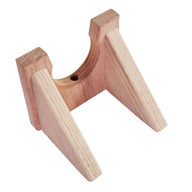 Solid Wood Classical Guitar Hanger | Unfinished Red Oak