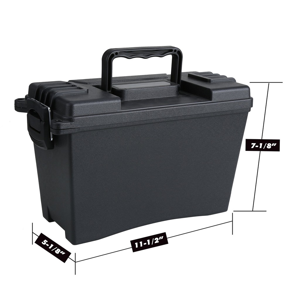 Olympia Tools Plastic Field/Ammo Storage Boxes, Black, 84404