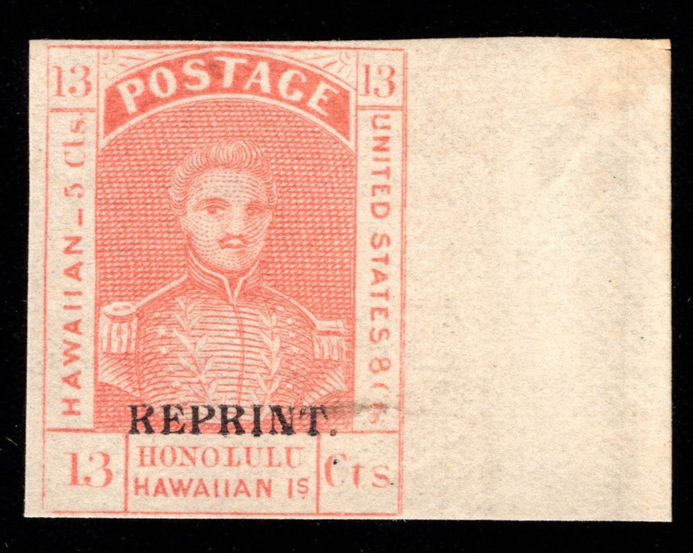 MOMEN: HAWAII US STAMPS #11RS IMPERF MINT OG H LOT #97694*