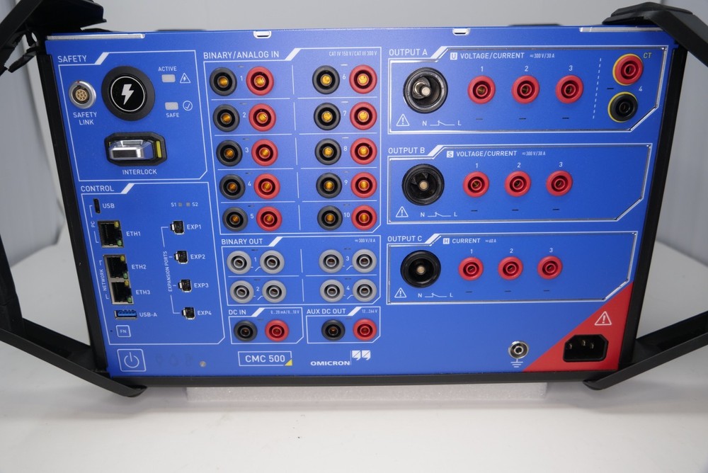 OMICRON CMC 500 USH 3ADS Relay Test Set System