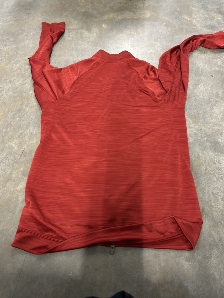 Nike Dri Fit Athletic Jacket Size M Red