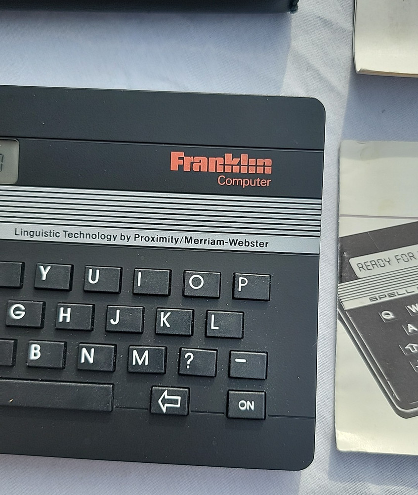 Franklin Computer Spell Master SA-103 Works with Case and Manual