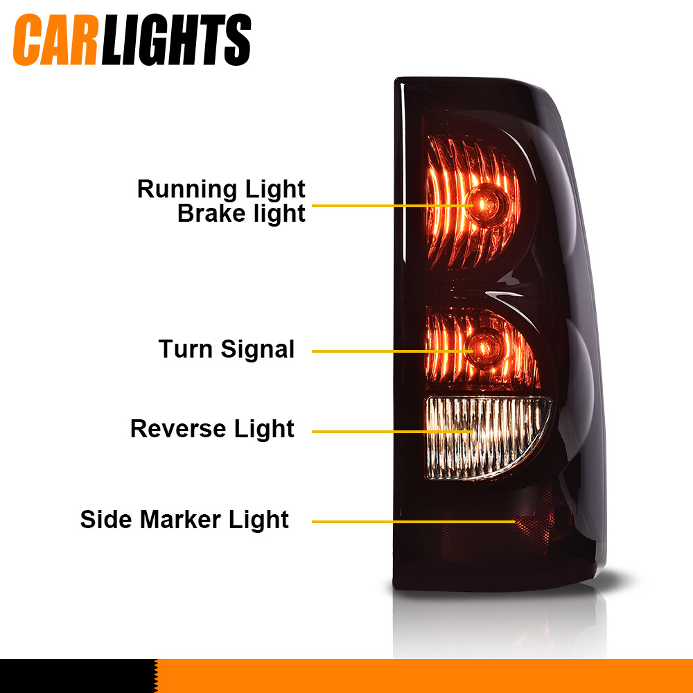 Fit For 03-07 Silverado New LED DRL Headlight Bumper Lamp & Tail Light