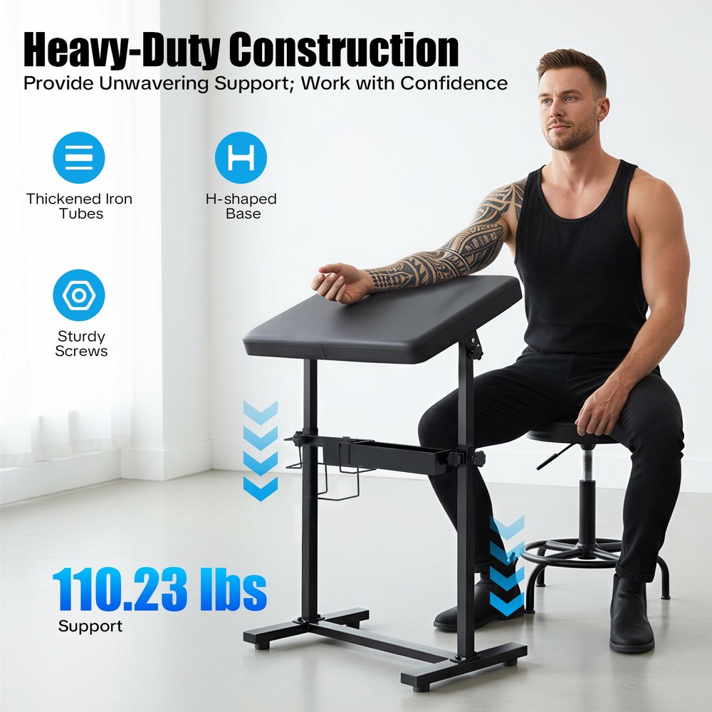 Tattoo Armrest Stand, Armrest Stand, Height Adjustable Armrest Bracket