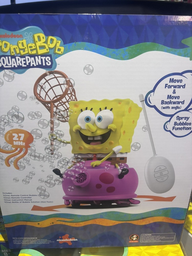 SpongeBob SquarePants RC Bubble Catcher 2025 NEW