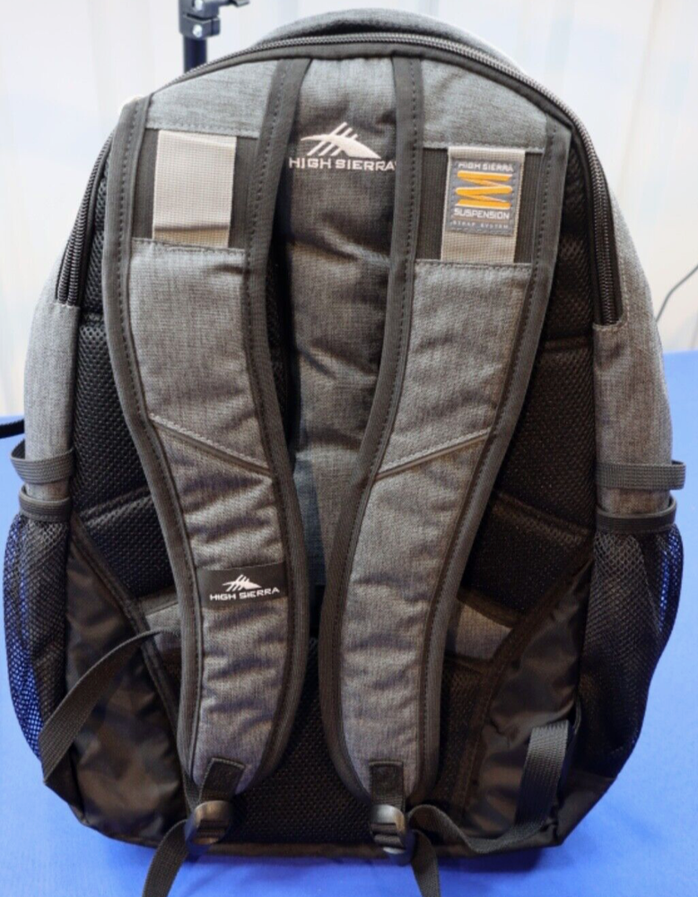 High Sierra Graphite Swerve 17" Computer Backpack Davidson's Custom Logo