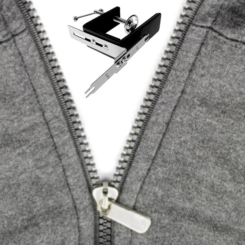 Professional Double-Head Zipper Puller Tool, Stainless Steel Craftsmanship