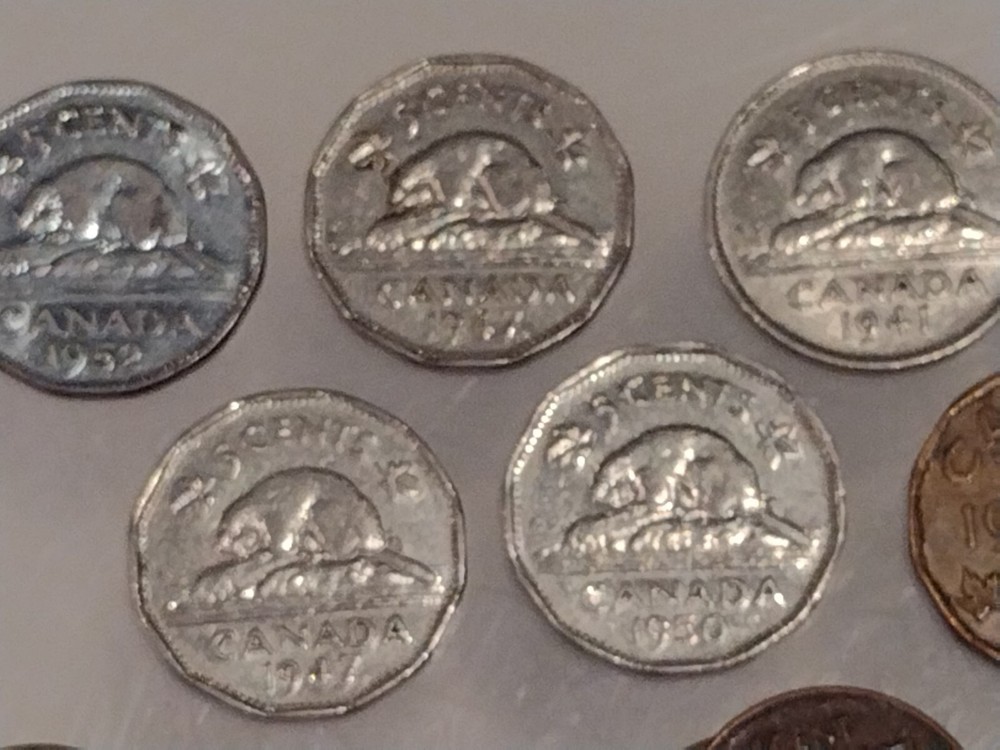 Rare Canada Five & One Cent Mix Lot