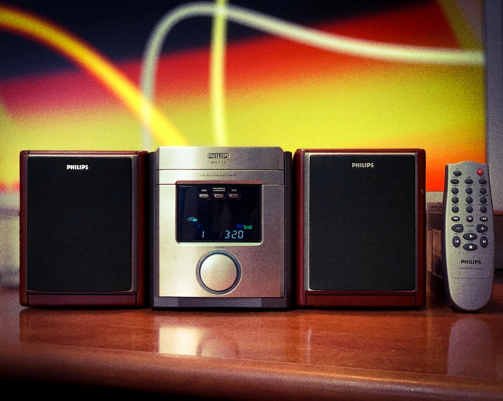 PHILIPS MC175 🌈RaRe🌈 Vintage Mini Stereo System