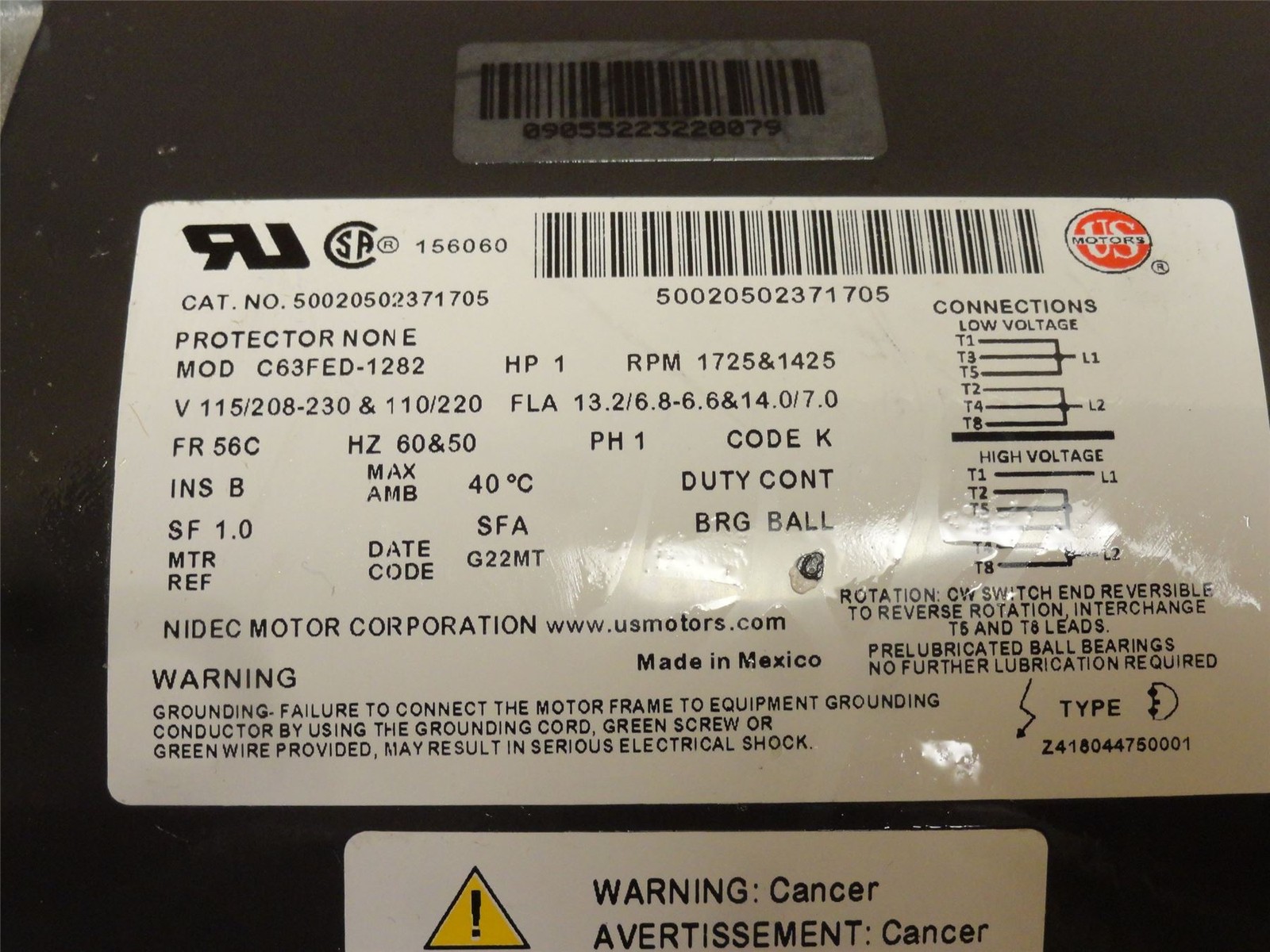 248656 New-No Box; Bucher M-4504-0161 Hydraulic Power Unit 1.4GPM; 1000PSI; 1HP