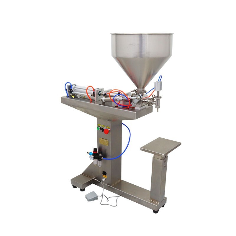 30ml-300ml Pneumatic Paste & Liquid Filling Machine Single Head Floor Type