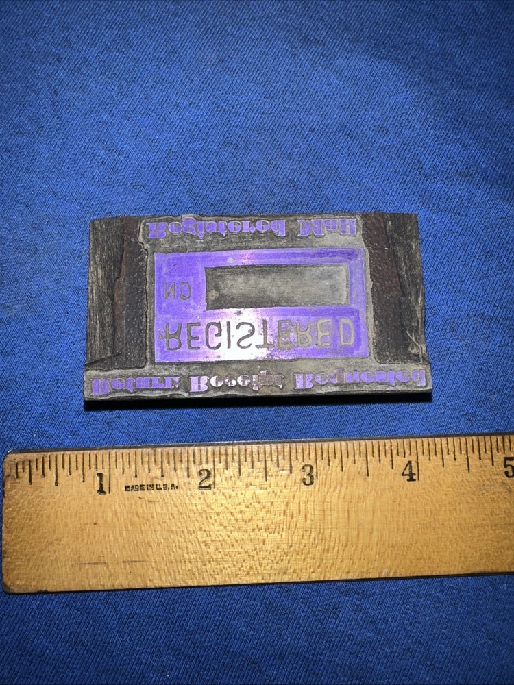 Printing Block ( Registered Mail ) Return Receipt Requested ￼