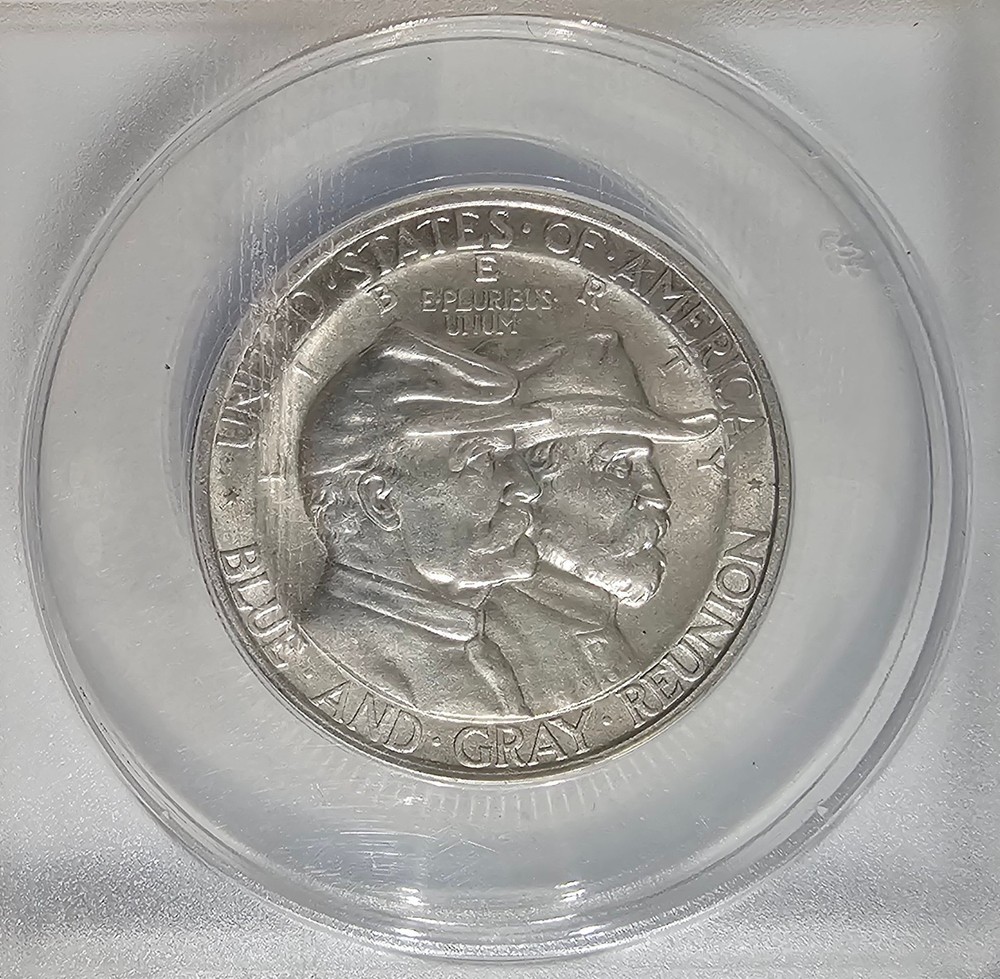 (LD) 1936 Gettysburg Commemorative 50C AU58