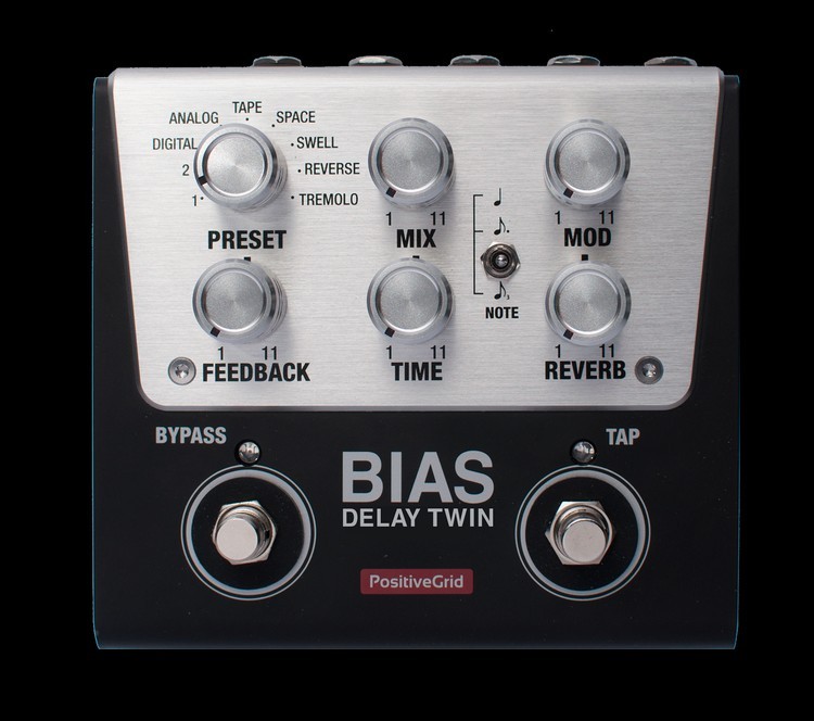 Positive Grid BIAS Delay Twin Effects Pedal Factory Sealed