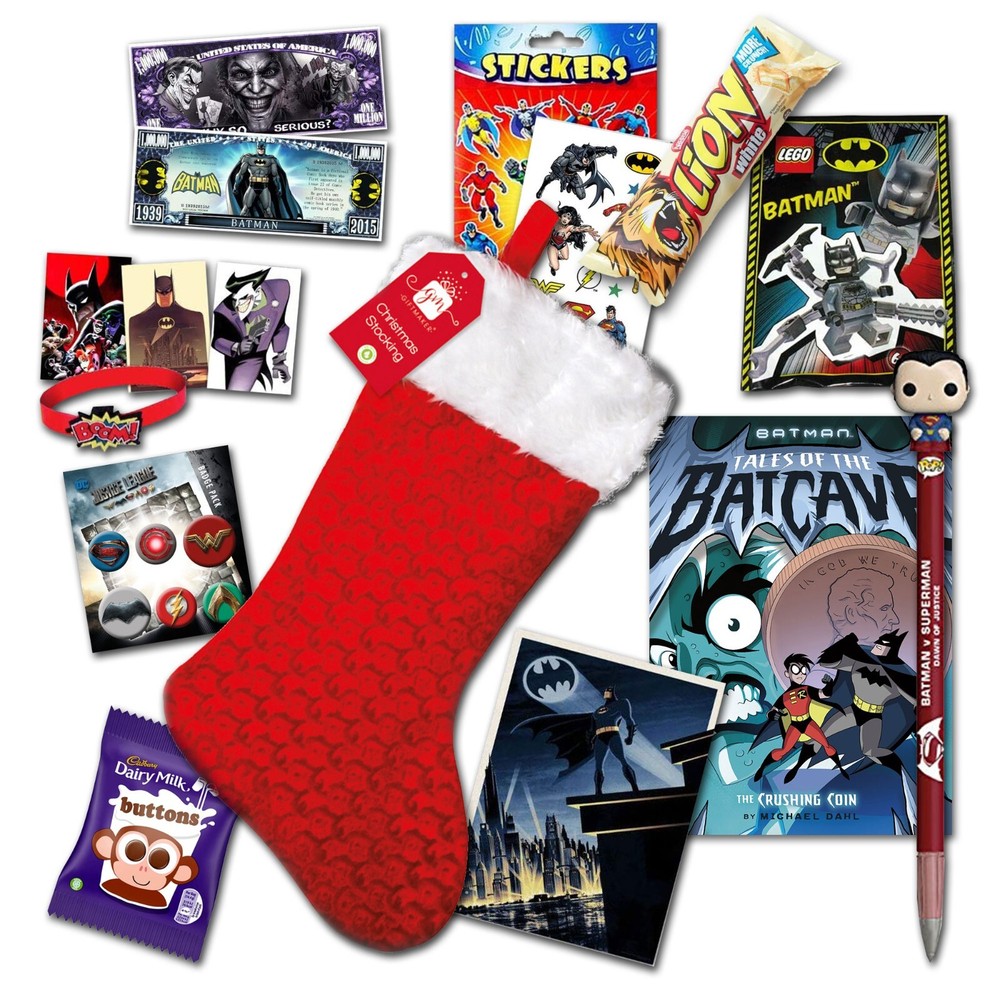 Pre-Filled Christmas Stocking – Packed Full Of DC Comics Merchandise