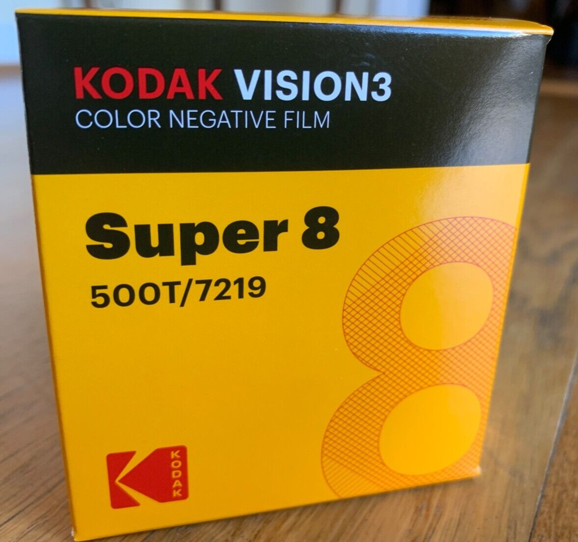 Kodak Vision 3 500T 7219 Super-8 Color Negative Film - NEW Fresh - NO REMJET