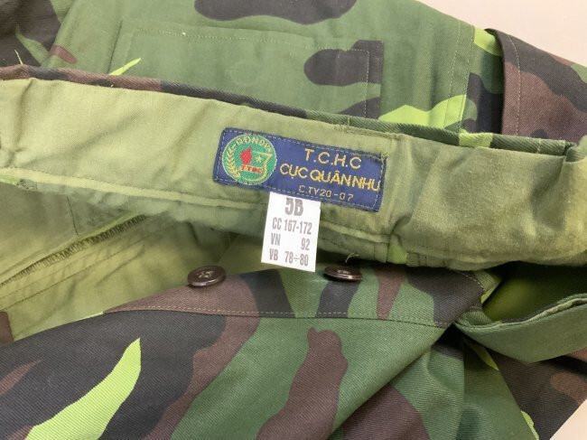 VIETNAM K07 CAMOUFLAGE PATTERN UNIFORM JACKET , PANTS , CAP