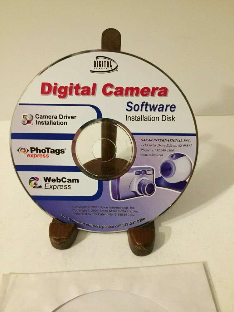 Digital Camera Driver Software Installation Disk CD Sakar International Inc.