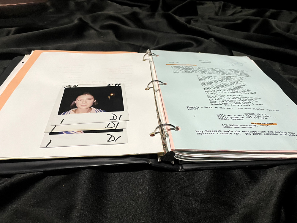 Northern Exposure script with Cast Polaroids - The Letter