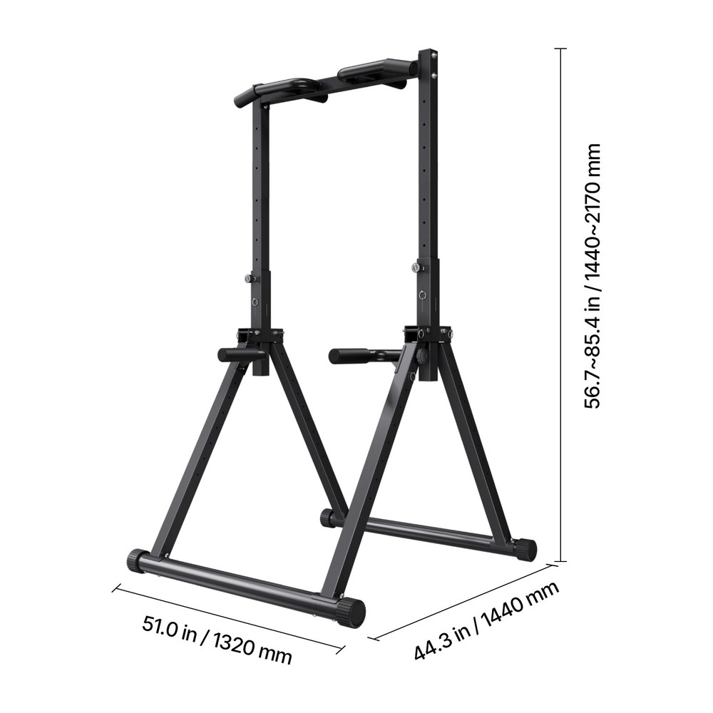 Uimoso Wall-Mounted Pull Up Bar with 330LBSCapacity and Sturdy Triangular Design