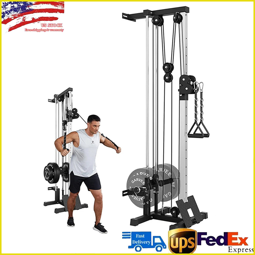 LAT Pulldown Machines Wall Mount Cable Machine Cable Crossover Machine Home Gym