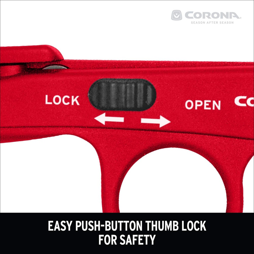 FS 4110 Hydroponic Finger Micro Snips , Red