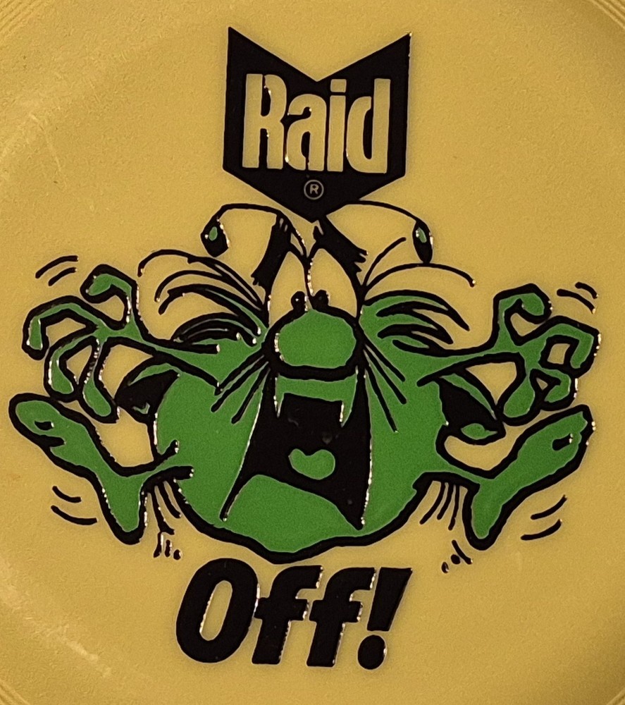 Raid's Off Flying Disc Frisbee