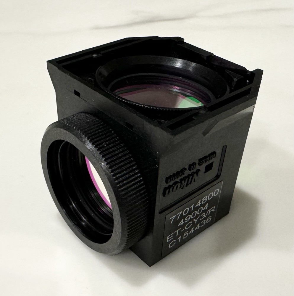 Nikon 49004 Microscope Fluorescence Filter Cube ET-CY3/R For Eclipse 77014800