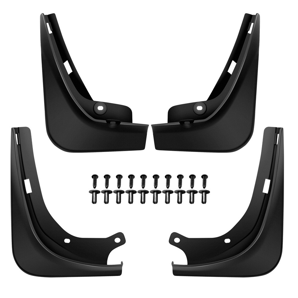 No Drilling Required,SET Mud Flaps Car Splash Guards for 2017-2023 Tesla Model 3
