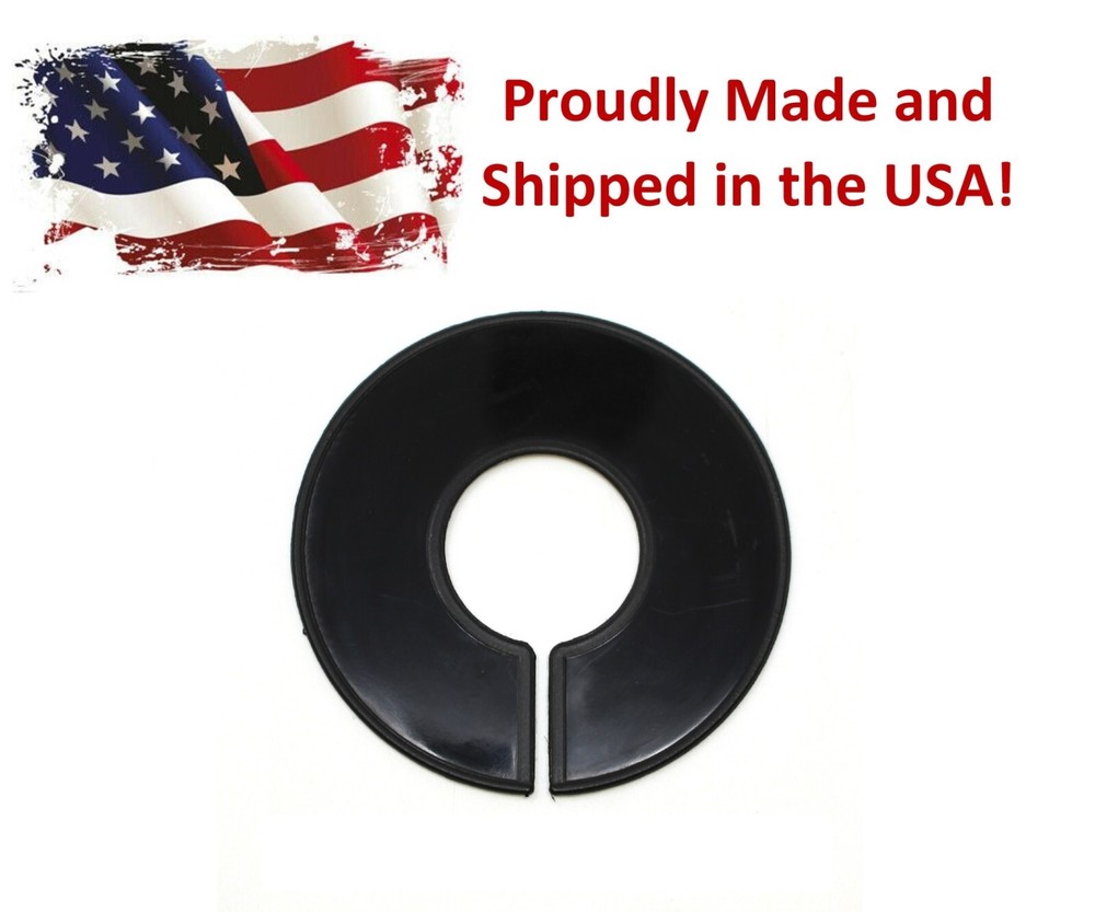 Black Round Plastic Blank Rack Size Dividers - Multi-Pack