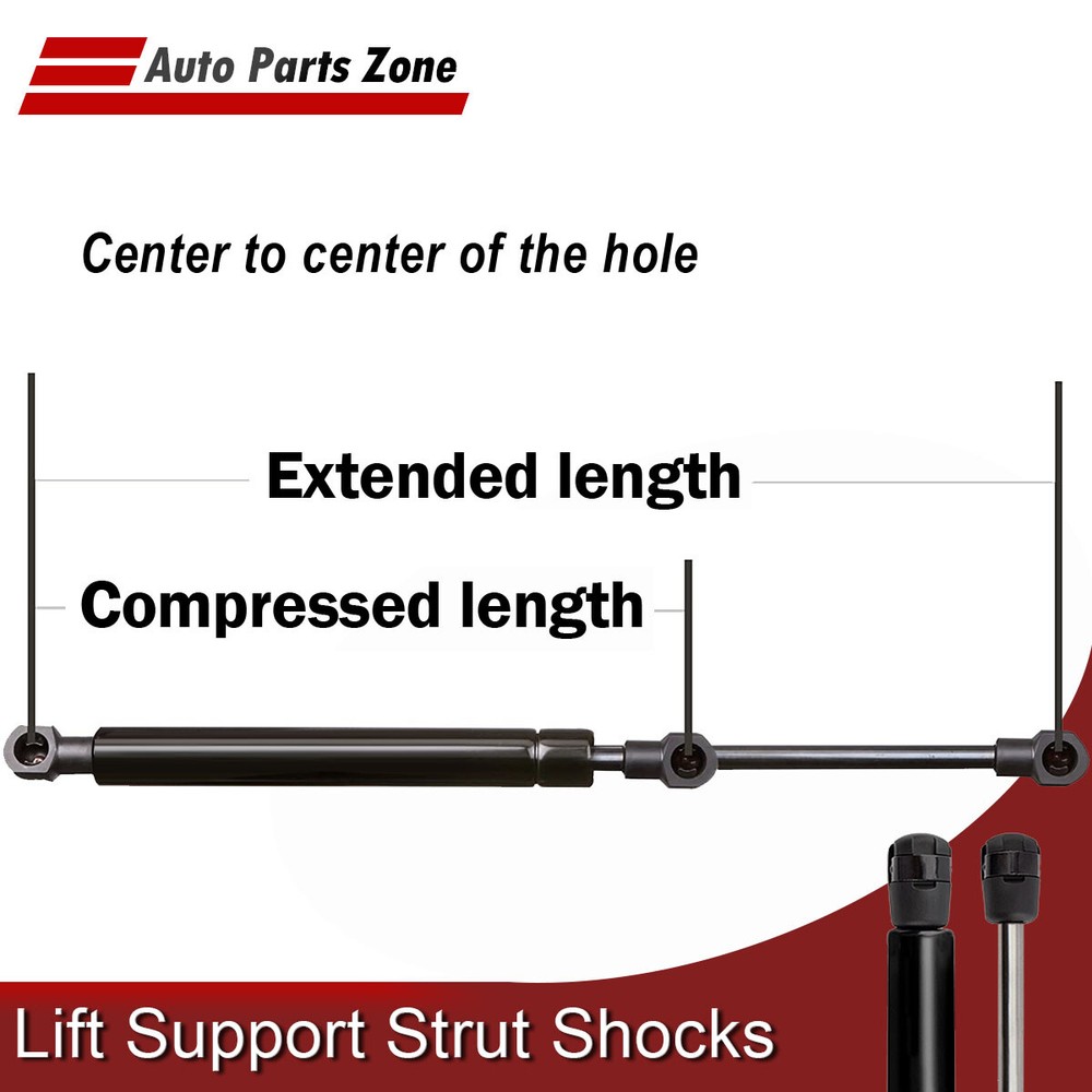 20" Strut Gas Spring Shock Toolbox Trunk Hatch Lid Lift Support Universal 45Lbs